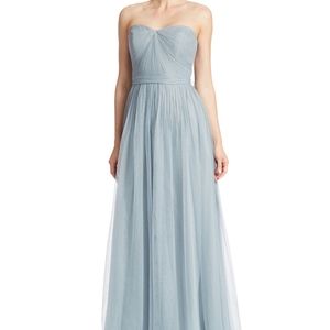 Adrianna Papell Strapless Tulle Convertible Gown